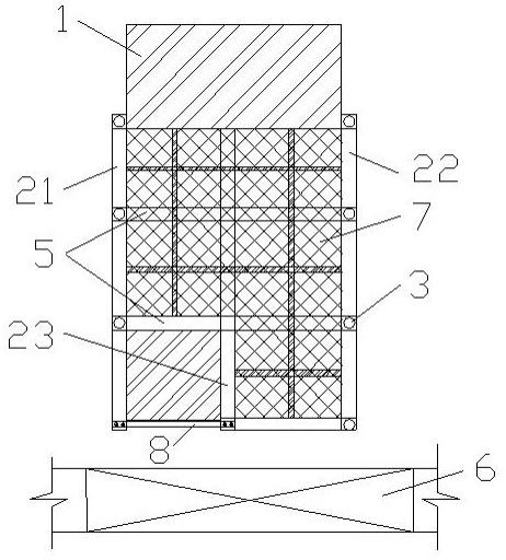 适用于改扩建建筑工程项目的卸料平台的制作方法