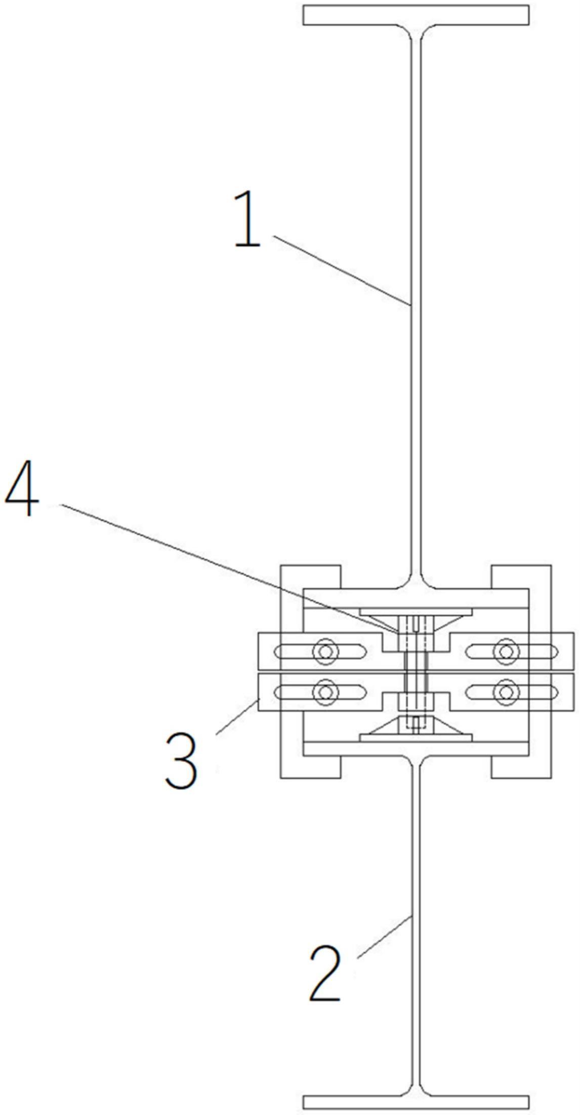 一种张弦梁钢支撑与支架梁连接结构的制作方法