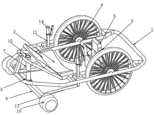 一种四轮脚踏车的制作方法