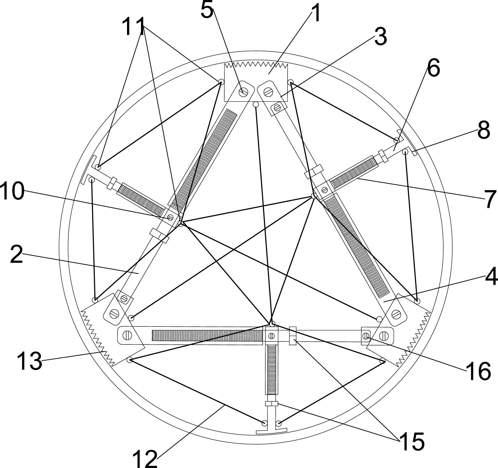 一种方便调节的管井防坠装置的制作方法